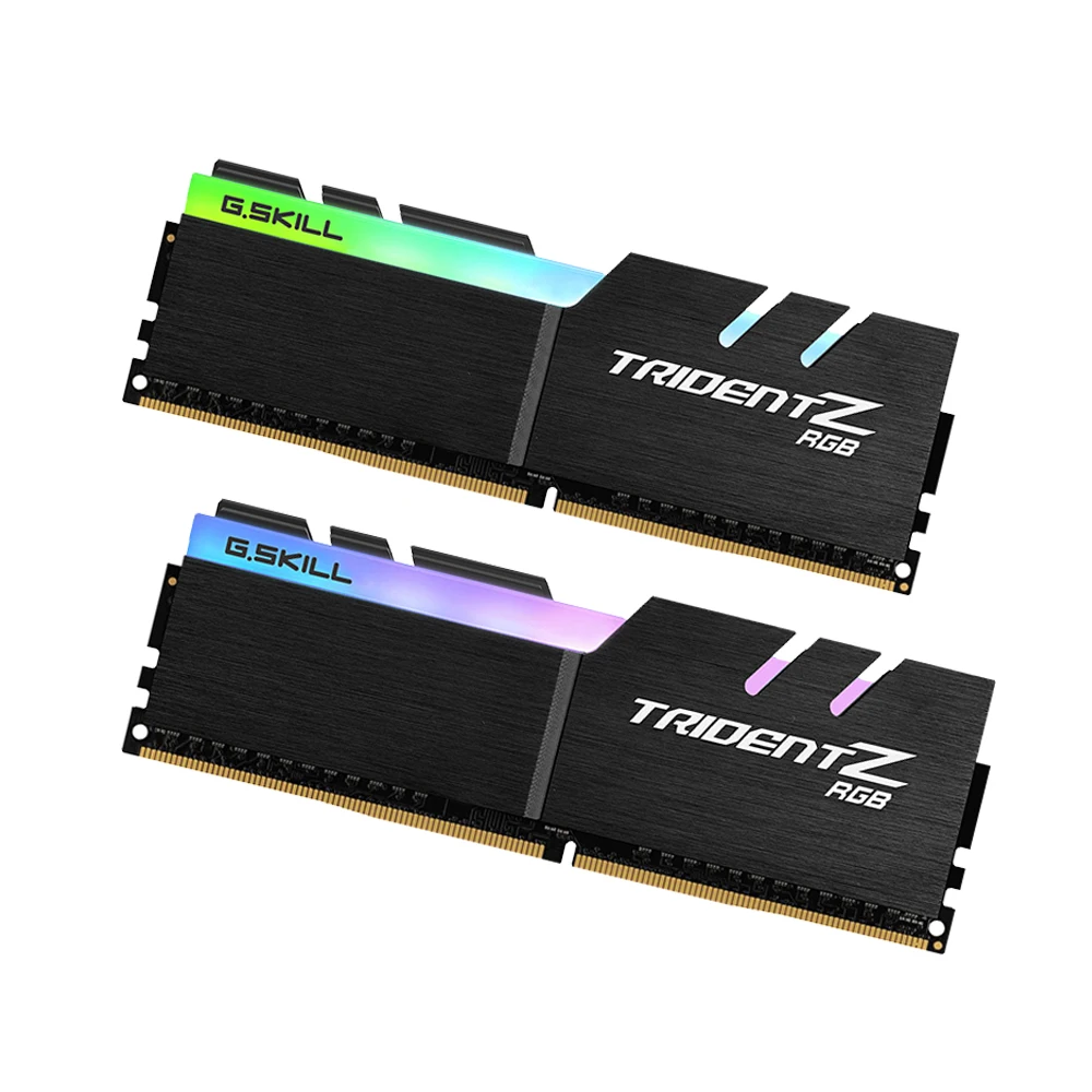 

G.SKILL TridentZ RGB Series Memory Ram DDR4 16GB (2 x 8G) 3200MHz 1.35V For Desktop Computer F4-3200C16D-16GTZ