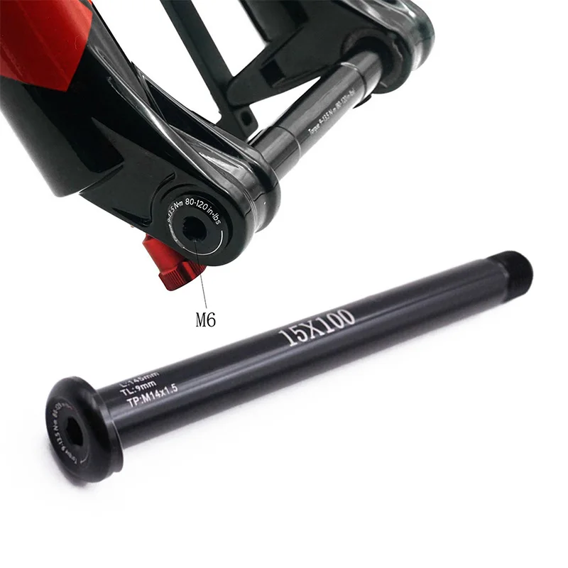 cheap Aluminum alloy Bicycle Front Thru Axle Bike Skewer) For FOX SC 32 34 36 Series front fork 15mm x 100mm part