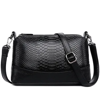 

Fashion Luxury Ladies Genuine Leather Handbags Bags Women Messenger Shoulder Bags Ladies Totes Bags Bolsa Feminina Sac A Main