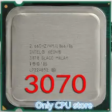 3070(4 МБ кэш, 2,66 ГГц), двухъядерный LGA775 xeon 3070 настольный процессор, процессор xeon 3070