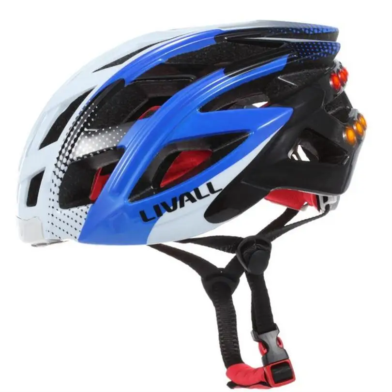 Новые продукты «умный» шлем Интеллектуальный велосипедный шлем Bicicleta Capacete Casco Ciclismo Para Сверхлегкий защитный шлем - Цвет: Синий