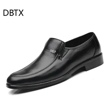 

DBTX Men Leather Shoes Mens Loafers Casual Shoes Formal Comfortable Classic Man Oxfords Shoes Business Male Footwear Moccasins