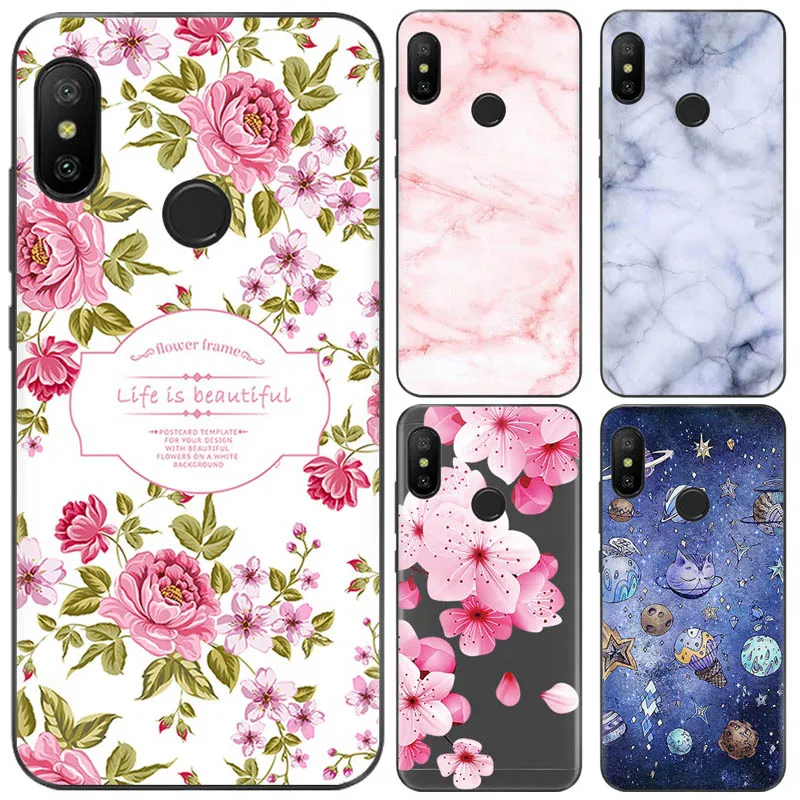 Global version Xiaomi Redmi Note 6 Pro Cover Case Silicone back case 6.26&quot 19:9 Full Screen Cartoon Patterned |