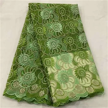 

2019 New Design African Lace Fabrics High Quality French Net Embroidery Sequins Tulle Lace Fabric For Nigerian Party Dress