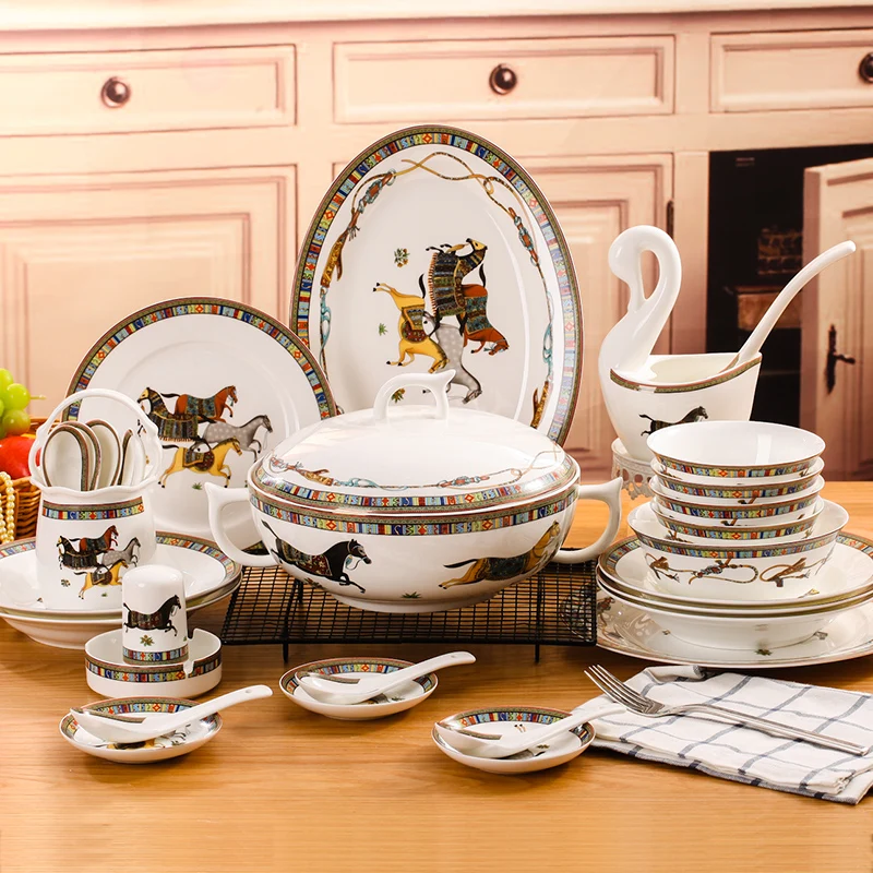 الراقية الأوروبية السيراميك المسواك وعاء مجموعة الجدول علبة أعواد أسنان الفاخرة الديكور ل غرفة المعيشة الحديثة