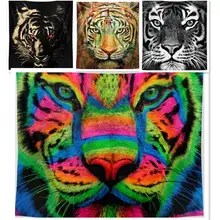 Мандала пользовательские алмаз живопись полный квадратный/круглый мультфильм красочные Тигры эйген фото Алмазная вышивка аксессуары eid коробка