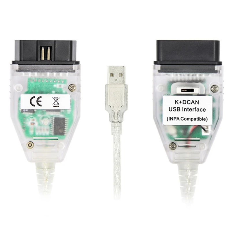 Чип Inpa K+ Can Ftdi Ft232Rl с переключателем для сканера Inpa K Dcan Usb кабель Obd2 диагностический интерфейс