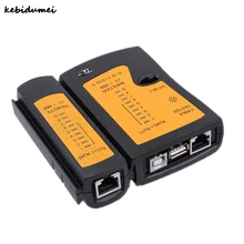 Kebidumei тестер провода er инструменты сетевой кабель USB RJ45 тест провода er тест двойной витой кабель детектор трекер набор инструментов сетевое оборудование