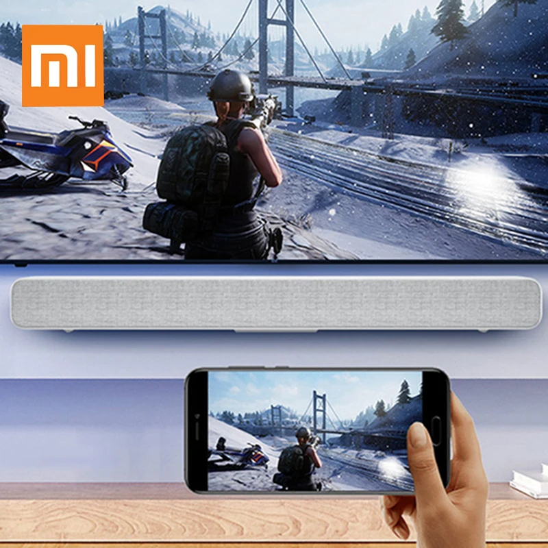 Xiaomi MI TV Sound Bar Shaped Bluetooth Speaker Support Optical SPDIF AUX In For Home Theater Player Clear Loadspeaker Xiaomi MI TV Sound Bar Shaped Bluetooth Speaker Support Optical SPDIF AUX In For Home Theater Player Clear Loadspeaker