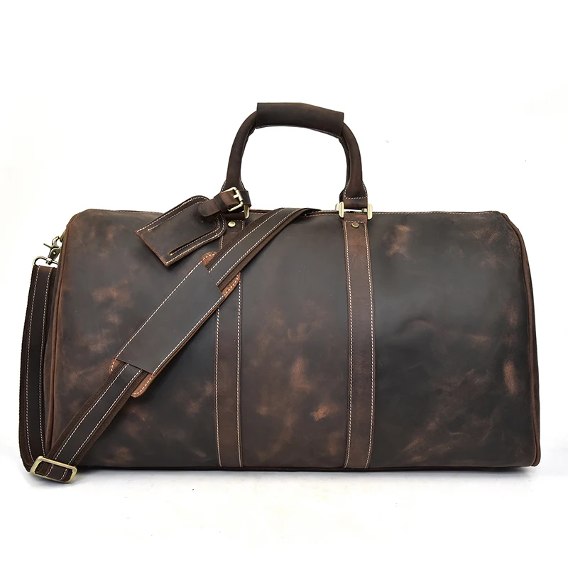 MAHEU Роскошные Дизайнерские из натуральной воловьей кожи для мужчин дорожные сумки ручной чемодан прочный мужской большой ёмкость бизнес