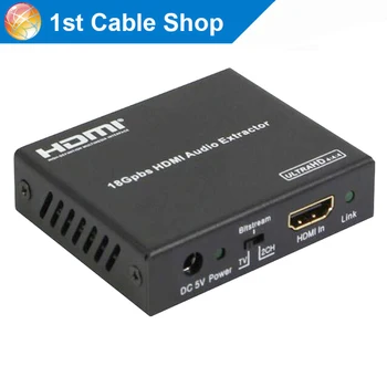 

Professional HDMI 2.0 audio extractor Splitter HDMI 2.0 to optical toslink 5.1CH+stereo audio HDCP 2.2 4KX2K/60HZ