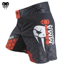 Sotf Mma Geometrie Technologie Snake Head Fitness Ademende Boksen Shorts Tiger Muay Thai Mma Shorts Kickboksen Vechten Broek Sanda