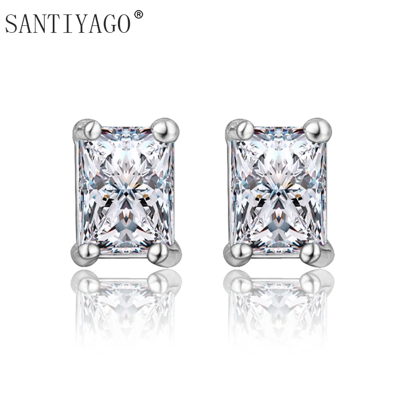 

Brand Design Stud Earrings Women New Hot Fashion Popular Luxury Crystal Zircon Stud Elegant Stud Earrings Jewelry For Women