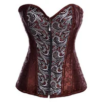 Leather corset steel boned corset latex waist training corsage red corset corpetes corsetti fajas modeladoras reductoras corpete