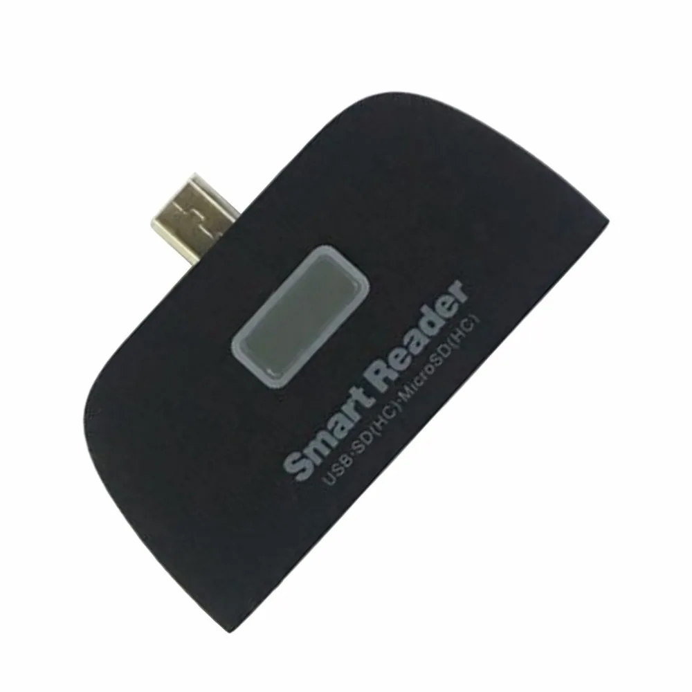 4 в 1 Многофункциональный USB 2,0 SD Smart Card Reader TF OTG картридер адаптер с Micro USB зарядка Порты и разъёмы для ПК