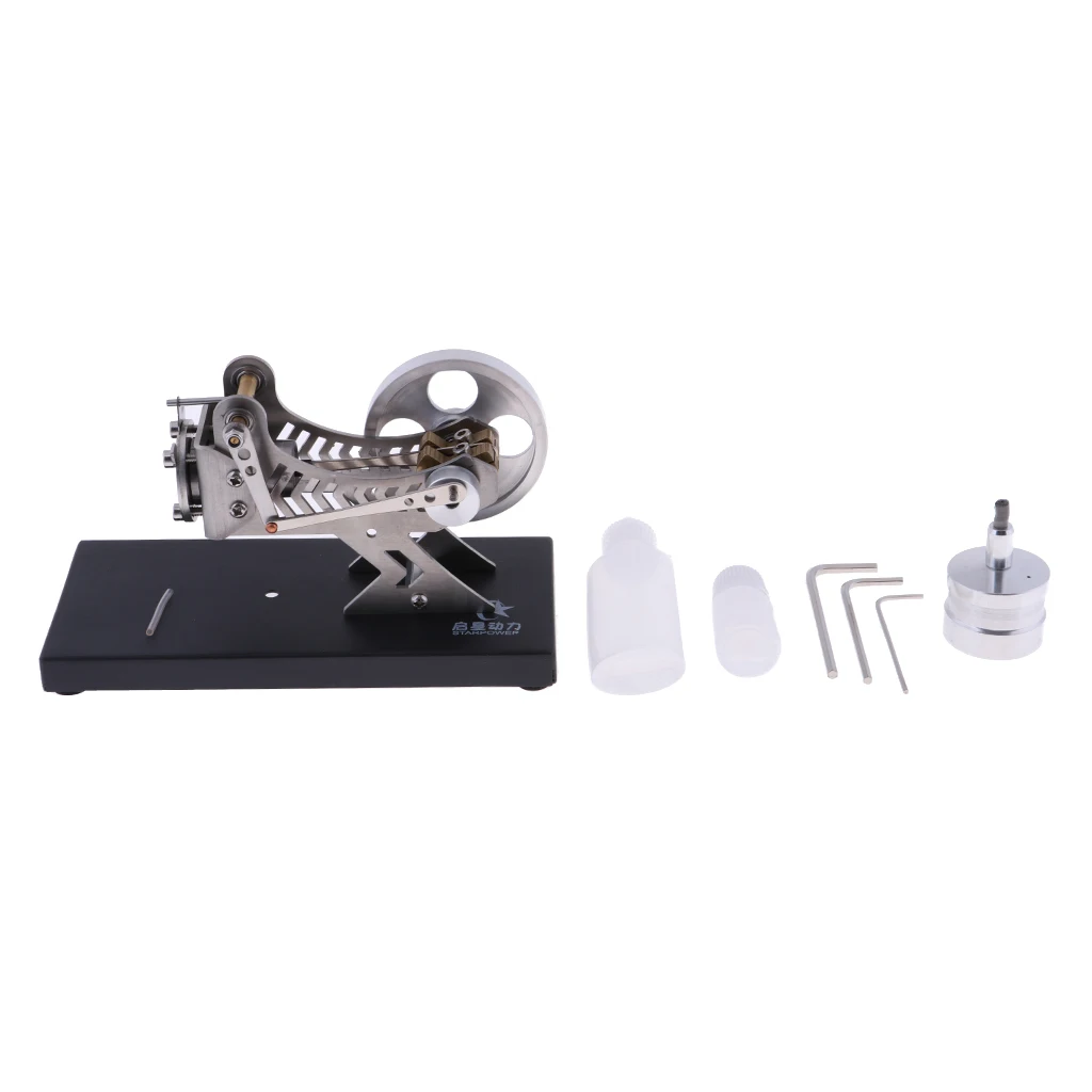 

Metal Micro Vacuum Stirling Engine Motor Science Machine Model Heat Power