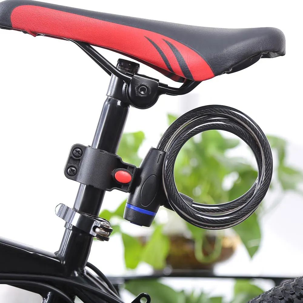 outlife Universal Anti theft Bike Locks Bicycle Lock Cable Key Ring
