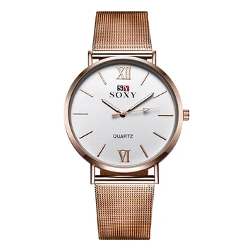 

Fashion Watch SOXY Brand Rose Golden Luxury Business Steel Watches Men Retro Reloj Hombre Quartz Wrist watch Clock Relogio