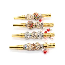 1 шт. ювелирный сплав Горловина для кальяна советы Chicha фильтр наконечник мундштук кальяна съемные наконечники Nargile Waterpijp