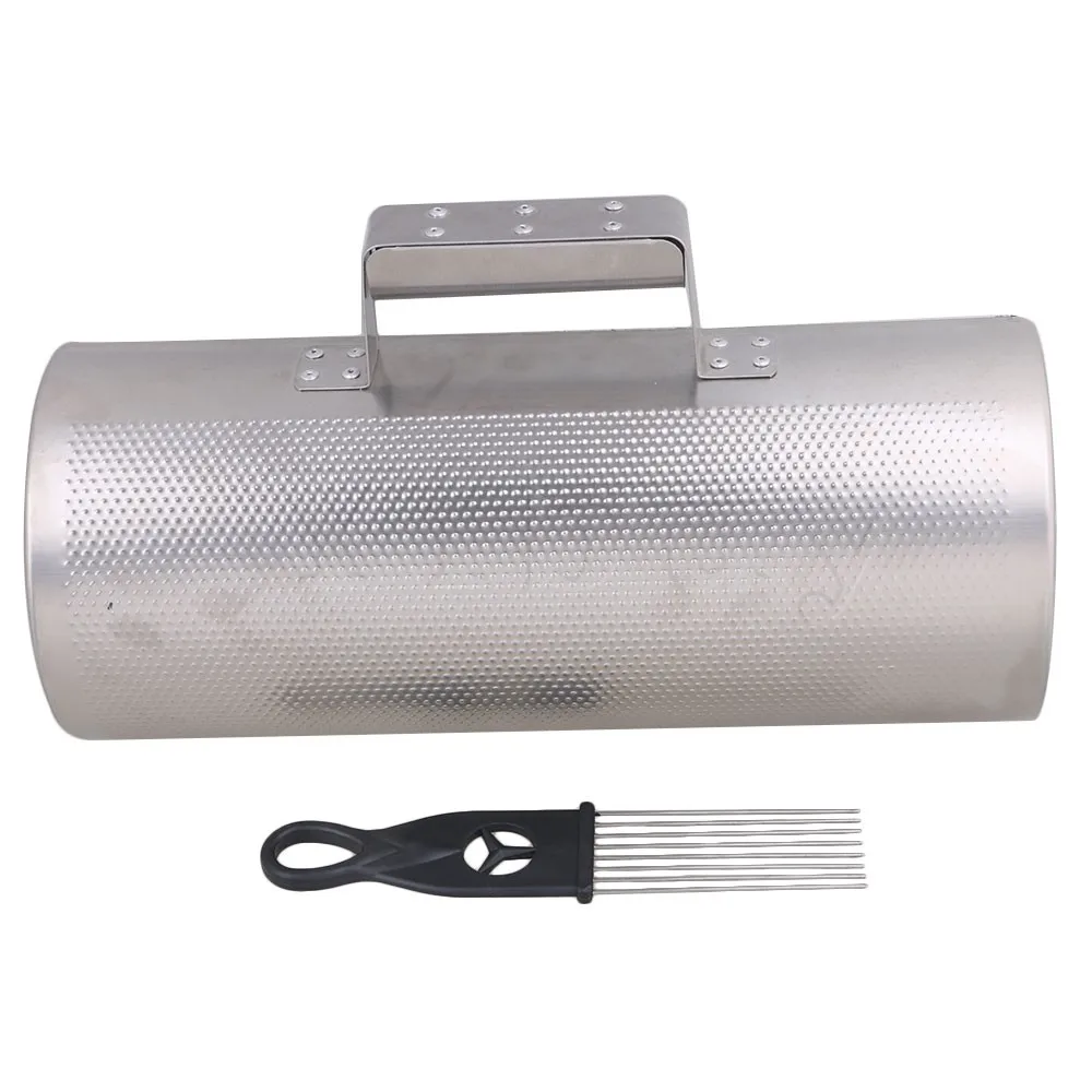 Yibuy 13" Length Stainless Steel Guiro with Scraper Latin Percussion ...
