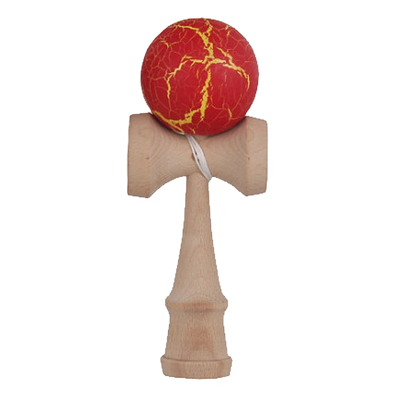 Crack paint шар Kendama умелое жонглирование игра мяч Японская Традиционная игрушка шарики Развивающие игрушки для детей-красный