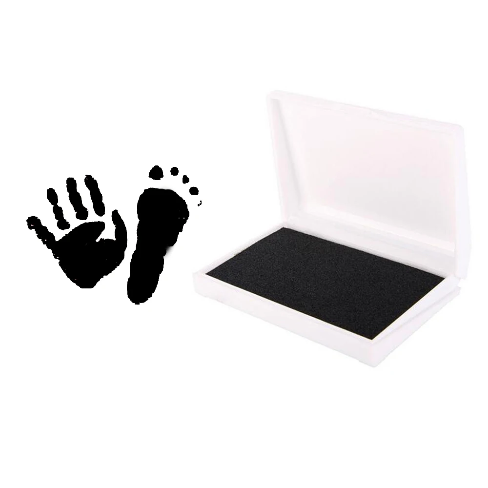 MrY родитель-ребенок ручной Inkpad младенец отпечаток пальца водяной знак игрушка уход за ребенком нетоксичный отпечаток руки набор для отпечатка ступней литье - Цвет: A6