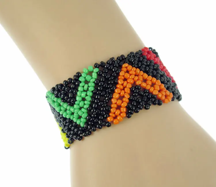 

Nepal Handmade Bead Bracelet Hippy Friendship Popular Roll Crochet Woven Seed Beads arrow Bracelets For Women Men 2018 Gift