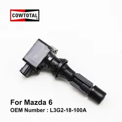 Cowtoum Катушка зажигания для Mazda 6/MPS Код двигателя LF L5-VE L3C1 2.0L 2.5L 3.0L OEM L3G2-18-100A (упаковка из 4)