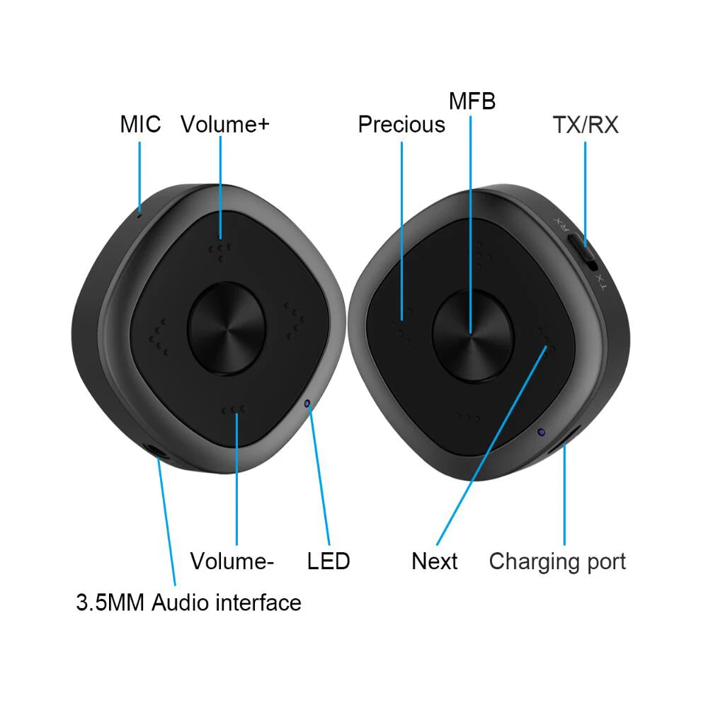 Di Vendita Del Bluetooth 5.0 Audio Trasmettitore Ricevitore CSR8675 APT-X Bassa Latenza/Aptx Hd Ada