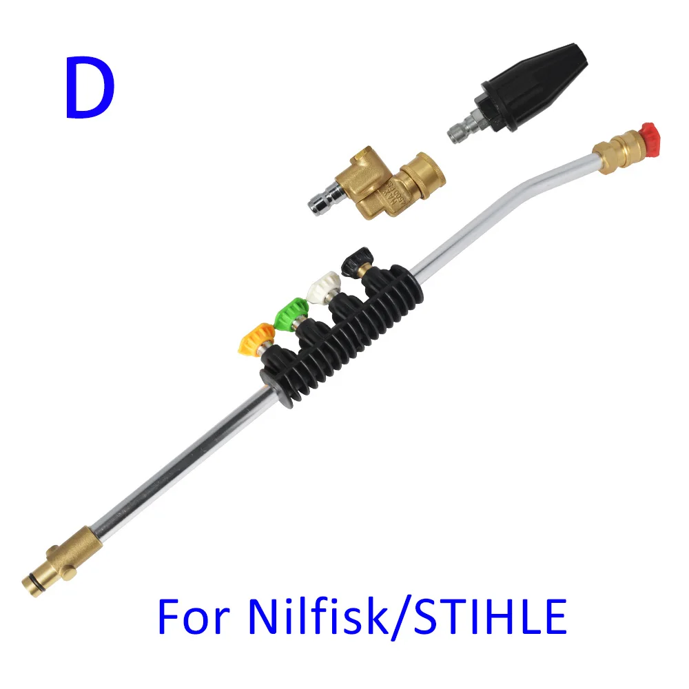Ceny Myjki ciśnieniowej Metal Jet Lance włócznia dysza szybkie Tips obracanie Turbo dysza do Nilfisk STIHL spokój Husqvarna