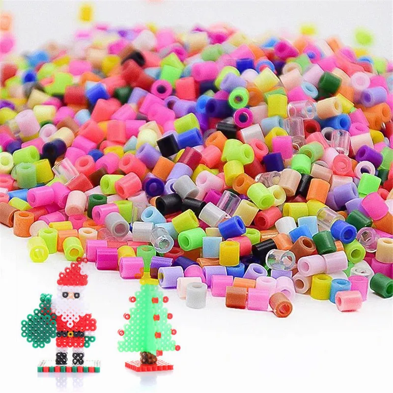 48 цветов 5 мм Perler бусины для детей 3D головоломки diy игрушки 4600 шт./компл. Хама бусины обучающий пазл игрушки предохранитель набор бисера