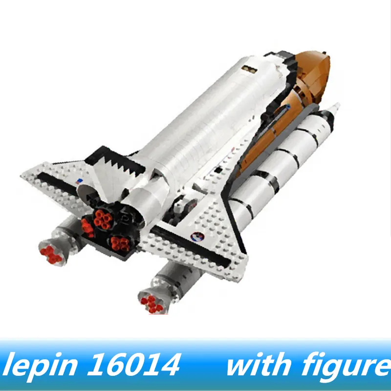 

Lepin 16014 lepin space Shtttle Expedition Spaceship Compatible legoing space Shtttle legoing creator 10231 Building Block Brick