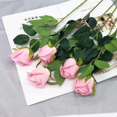 62 см искусственные розы цветы поддельные цветы подарок на День святого Валентина для девушки шелковые цветы для украшения дома 1 букет/Сумка