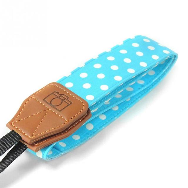 Neck Strap for DSLR Camera Cotton Polka Dot Pattern Camera Strap