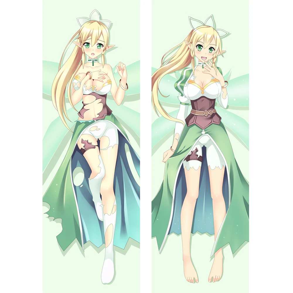 SWORD ART ONLINE Pillow Case anime Dakimakura hugging pillow case SAO lefa Asuna Kirito pillow cover Peach Skin 150*50cm SWORD ART ONLINE Pillow Case anime Dakimakura hugging pillow case SAO lefa Asuna Kirito pillow cover Peach Skin 150*50cm