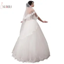 Двухслойная дешевая Фата до локтя для свадьбы с расческой кружевная кромка короткая вуаль для невесты Свадебные аксессуары горячая распродажа