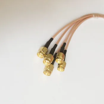 

ALLISHOP SMA Male to RP SMA Female connector for computer WLAN Network RF Antenna RG316D Double-Shielded copper Coaxial Cable 2m