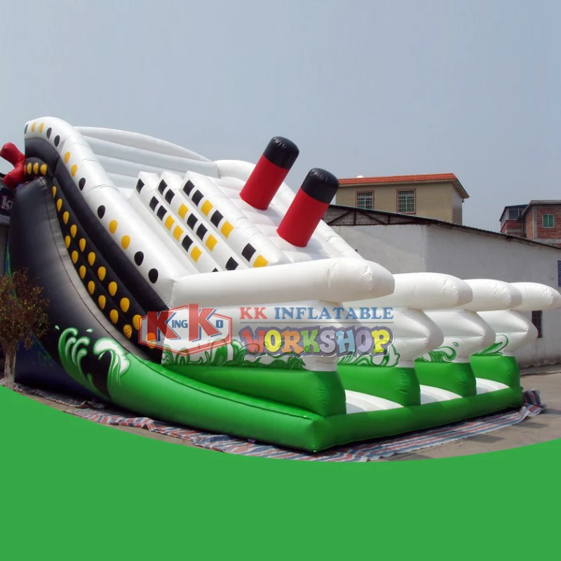

Giant Inflatable Sinking Ship Slide