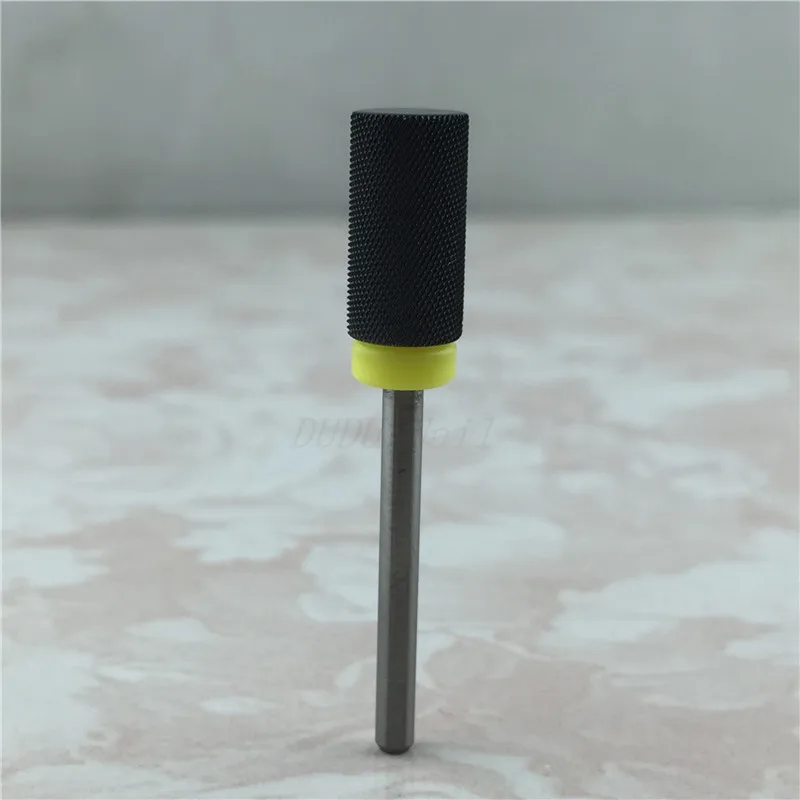 1 шт. дрель для ногтей 3/32 ''(очень тонкая) электрические инструменты для маникюра, черные керамические сверла для ногтей