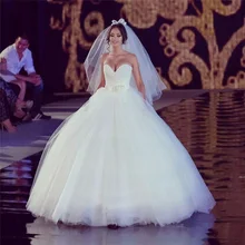 E JUE Шунг белого цвета с блестками; бальное платье; низкая цена; Свадебные платья Милая со шнуровкой сзади Свадебные платья vestidos de novia