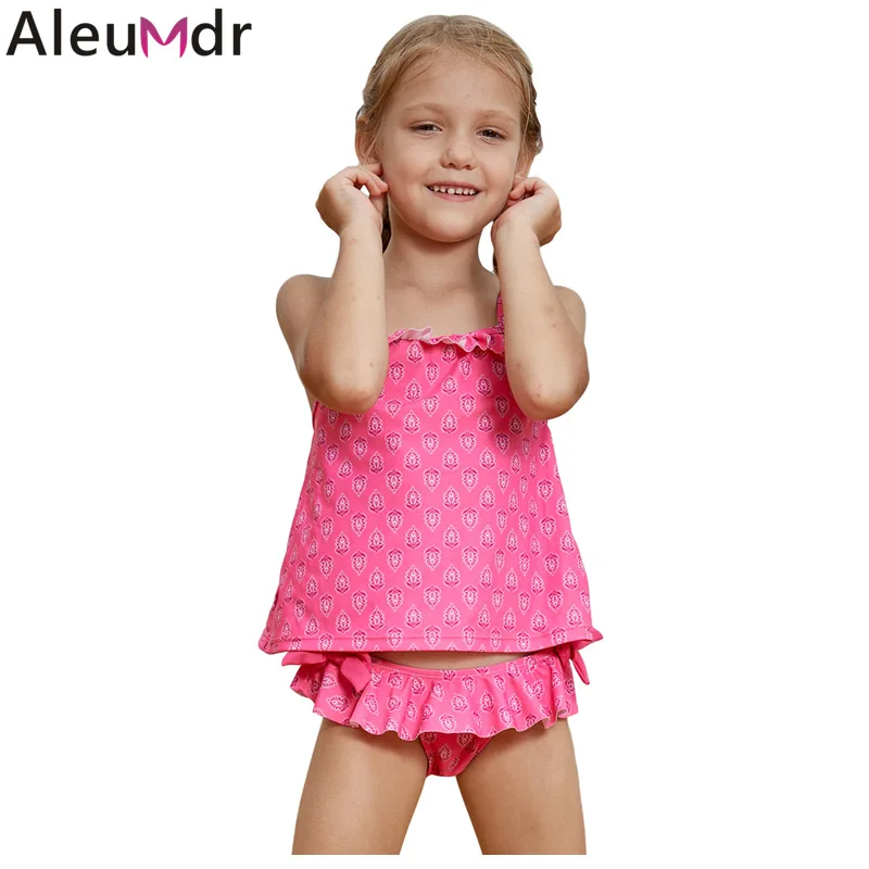 Aleumdr 2 шт. купальники для малышек дети трусики бикини Лето Розовый Маленьких