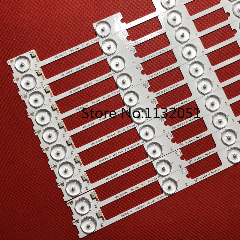 Tiras de Led Luzes de Trabalho para Kdl48jt618u Bar Kdl48jt618a 35018539 35018540 35018541 Leds 6 6 v 44.2 cm 5 para KDL48JT618U KDL48JT618A 35018539 35018540 35018541 LEDS * 6 6 v 44.2 cm