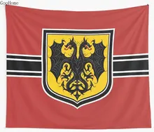 Youjo Senki Saga of Tanya the Evil Empire Flag Wall Tapestry Cover Beach Towel Throw Blanket
