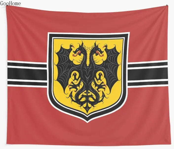 Настенный Гобелен Youjo Senki с флагом Тани империи сглаза пляжное полотенце плед