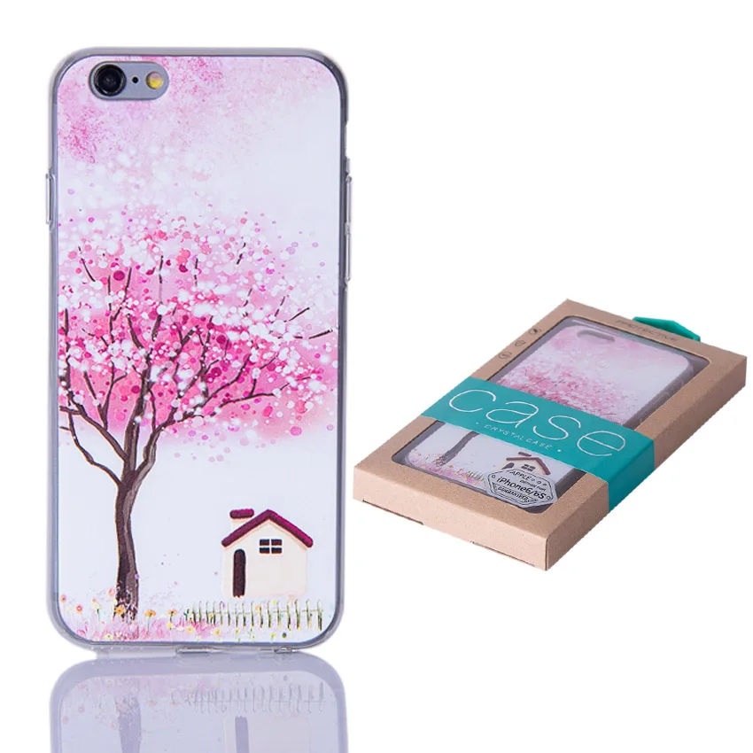 Lulumi 3D Embossed Happiness Pepi Tree TPU Soft Silicone Designer Luxury Protective Phone Case Cover For Iphone 6/6S 4.7INCH |
