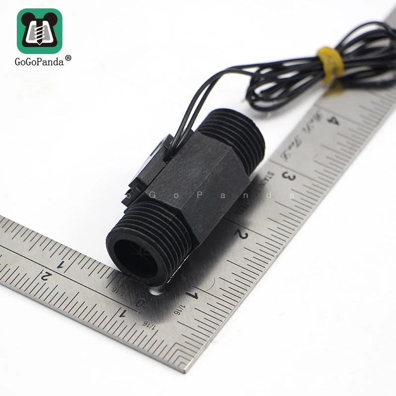 

20mm 1/2" 110V Liquid Water Flow Sensor Switch Female Threaded Ports Plastic Shell ZFS-04P