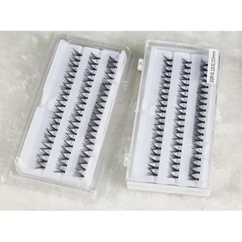 

60pcs 100% Handmade 20D Wave Thick Individual Cluster Eye Lashes Wispy Fake Eyelashes Extension Makeup Accessories