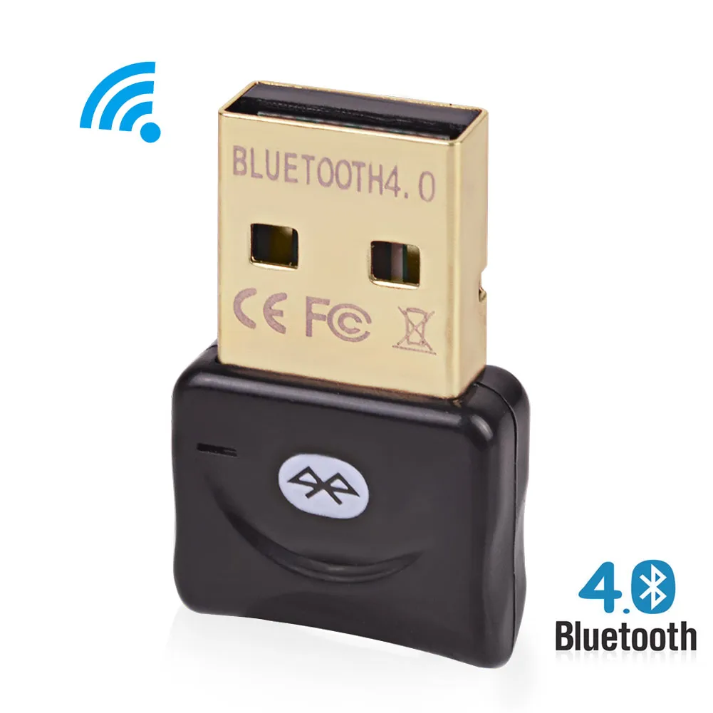 Wireless Bluetooth Adapter V 4.0 Dual Mode Bluetooth USB Dongle Mini ...