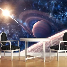 Beibehang 3D фото обои космическая Луна картины маслом фреска спальня гостиная ТВ фон обои papel де parede 3d