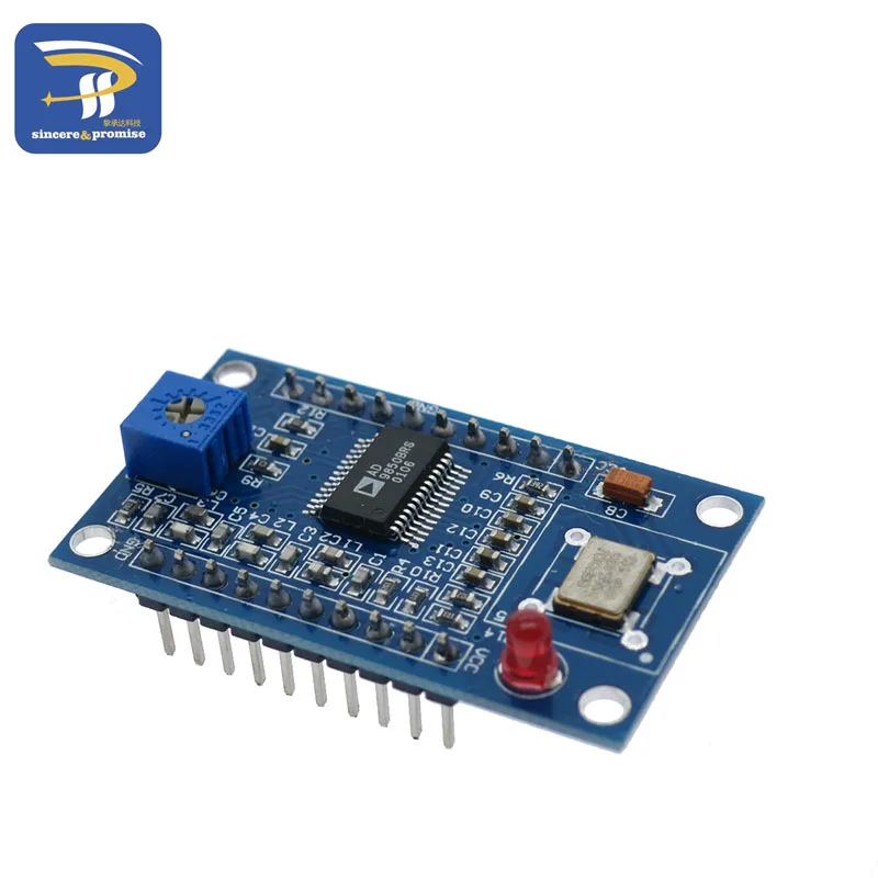 1 шт. AD9850 DDS модуль генератора сигналов 0-40 МГц 2 синусоидальные волны и 2 квадратных фильтр низких частот Кристалл осциллятор испытательное оборудование доска